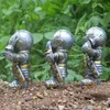 Décorations de jardin Figurine de croisé templier en armure solide et solide qui respecte l'environnement pour la maison