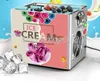 Thai Stir Fry Ice Cream Tools Rollmaschine Elektrischer kleiner gebratener Joghurt für 3060