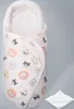 Den senaste 60x30cm baby swaddle wrapper filt, rent bomull material, sovsäck anti-hoppning, support för att anpassa någon stil