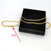 Women's Necklace Curb Chain Solid 24 k Stamp Link Fine Gold AUTHENTIC FINISH Birthday Valentine Gift Valuable 20 inch 4 M