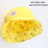 Panama emmer hoed mannen vrouwen zomer emmer pet bananen print gele hoeden bob caps hiphop gorros vissersvisser hat4489823