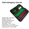 Conjunto completo de clubes PVC Golf Putter Sports Putting Training Aids Carry Case Travel Equipment Ball Practice Mini Portable 9517848