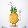 Heady Glass Bongs Unique Hookahs 8inch Pineapple Bong Bubbler Water Pipes Mini Dab Oil Rigs With Bowl WP2194