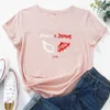 Angels&demons Jxdn Tshirt Women Cotton Short Sleeve O-neck T Shirt for Women Black White Letters Personalized T-shirt Women 210527