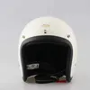 Vintage TTCO Cafe Racer Free Shell Fibre Glass Glass Helmet Otwarta twarz Hełm Japończyk Oryginalny wysokiej jakości motocykl Casco Q0630