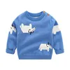 IYEAL Autunno Neonata Maglione Bambino Ragazzi O-Collo Top Maglieria Cardigan in cotone a maniche lunghe Abbigliamento per bambini Cappotto maglione per bambini 211106