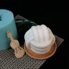 قوالب الخبز 3D شمعة الفقاعة الشكل للشمعة قوالب السيليكون أدوات كعكة الشمع الصابون قالب DIY AROMATHERARPY زخرفة الأسرة CR281W
