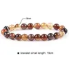 brin 8 MM Marque De Mode De Luxe Pierre Naturelle Guérison Cristal Stretch Perlé Bracelet Femmes Hommes À La Main Précieuse Pierre Précieuse Ronde Bracelets Bijoux ZWL779