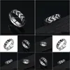 Cluster Jewelryhip Rings Mixed Batch Fashion Oil Dripping Titanium Steel Ring Mens Wheel Hip Hop Trendsetter Points Drop Delivery 2021 Euvr7