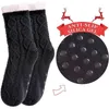 Höst Vinter Fuzzy Warm Slipper Kvinna Socks Kawaii Non-Slip Super Mjuk Mysig Kawaii Lolita Sova Socks Julklapp 211204