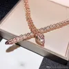 Choker Frauen Halsketten Top Qualität Schmuck Für Frauen Schlange Anhänger Dicke Halsketten Halskette Feine Individuelle Luxuriöse Schmuck AAA Z230Z