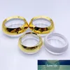 Groothandel 20g 50g acryl plastic crème jar goud wit lege capsule verpakking doos navulbare cosmetische essentiecontainer