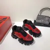 Designer 19FW Fritidsskor Män Kvinnor Cloudbust Thunder Sneakers Kamouflage Kapsel Serie Färgmatchning Öka Platform Trainers