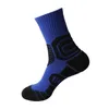 Men's Socks Men's 2 Pairs Of Mid-length Tube Basketball Color Matching Towel Absorption Non-slip Men