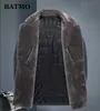 BATMO arrivée hiver trench-coat épais en laine de haute qualité hommes, vestes en laine grise pour hommes, taille plus M-4XL, AL41 211011