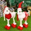 Navidad figure ornament julklapp till barn jul älk docka juldekorationer för hem ren 211104