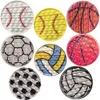 Commercio all'ingrosso Sport Baseball Push Silicon Toy Cinghie per cellulari Bolle sensoriali Semplici fossette Agitarsi Giochi da tavolo Bambini Focus Giocattoli Adulti Decompressione