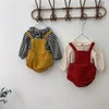 Baby Mädchen Reine Baumwolle Nette Plaid Langarm Puppe Hemden Herbst Weiche Komfortable Blumen Tops 210508
