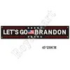 Låt oss gå Brandon Banner Flag 250x45cm Trump presidentval Flaggor DHL Gratis leverans
