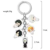 O prometido Neverland Acrylic Chaveiro Chaveiro Anime Yakusoku No Neverland Norman Ray Emma Cosplay Chaveiro Anel Figura Acessórios H0915