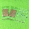 1000 PCS Lot klarer selbstkleber Dichtung Plastiktüten transparent wiederverschließbare Cellophan -Polypackbeutel Opp -Beutel mit Hangloch T22934