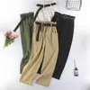 Harajuku Wysoka talii Streetwear Cargo Spodnie Kobiety Casual Joggers Spodnie Dysfunda Luźne Spodnie Koreańskie Pantalon Belt Ropa Mujer 210619