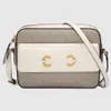 Canvas Mode Mannen en Vrouwen Tas Ontwerper Het Paard Bit Gesp Retro Stijl Cross Body Handtassen Schoudertassen #645454