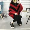 Automne Hiver Bat Shirt Pull Femme Étudiant Couverture Coréenne Manches Lâches Longue Fond 210427