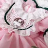 Bébé fille Lolita robe enfants espagnol princesse robes dentelle dessin animé mignon robe de bal robes pour filles fête d'anniversaire Vestidos 210615