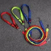 Dog Collars & Leashes Elastic Waist Leash Free Lead With Reflective Strip Running Jogging Sports Training Retractable Hands Rope