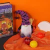 Party Supplies Halloween Home Decor Gnomes Doll med spindel plysch handgjorda tomte svenska ornament bordsdekorationer g￥vor