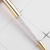 15 Färg Big Diamond Ballpoint Pen Crystal Gem Pens Metal Ballpen Advertising Presentanpassad logotyp Fashion School Office Stationery JY1584051