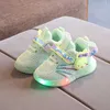Size22-31BoysGlowing Chaussures Pour Enfants Antidérapants Enfants Baskets En Bas Âge Pour Garçons Bébé Chaussures Lumineuses Avec Lumières LED Pour Les Filles G1025