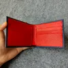 Мужские кошельки немецкая мастерская тонкие карты -держатели карт портативные наличные держатели монеты Кошельки Высококачественные женские сумки красная кожа 7772362