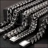 Link, Chain Bracelets Jewelry Hiphop Skl Bracelet For Men Stainless Steel Cool Mens Aessories Gothic Biker Male Drop 210619 Delivery 2021 V2