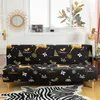 Christmas Deer Elastyczna sofa Pokrywa bez podgębnika Spandex Tight Wrap Składane Slipcover Meble Protector do salonu 211207