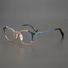 Mode Sonnenbrille Rahmen Handgemachte Titan Brille Männer Runde Rahmen Vintage Super Licht Hohe Qualität Brillen Frauen Myopie Oc