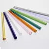 NEWDrinking Straws glass Reusable Straws Metal Drinking Straw Bar Drinks Party wine Accessories 8MM RRB11556