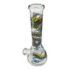 2021 Hotselling 13 inch Heavy Bong Hand Painting Dragon Dik Rokers Water Pipe Glass Bongs Made in China, Groothandel