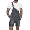 est Men Denim Bib Workwear Fashion Denim Jumpsuit with Pocket Jumpsuits Rompers 210318