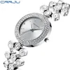 Women Watches CRRJU Starry Sky Female Clock Quartz Wristwatch Fashion Ladies Wrist Watch Reloj Mujer Relogio Feminino 2024