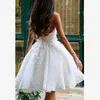 Princess Evening Dress Ärmlös Elegant Appliqued Bride Dresses Ball Gown Satin Lace