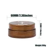 Aluminum Herb Grinder For Tobacco 60MM 4 Piece Metal Smoking Ultra-thin Pocket Size DIY Combination VS Sharp Stone Grinders
