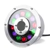 Led fontaine lumière 12w 18w Led piscine lumières gratuit AC12V AC24V éclairage sous-marin fontaines étanche Ip68 lampe RGB bleu vert rouge jaune blanc chaud