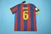 2010 2011 Retro soccer jerseys Pedro Keita classic vintage football shirt Krkic Camiseta de futbol 10 11 A.INIESTA David Villa home top quality long short sleeve S-2XL