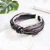 Mode Spitze Pailletten Stirnbänder Knoten Haarband Für Frauen Haar Zubehör Haarband Opaska Turban Stirnband diademas para el pelo mujer