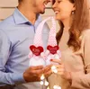 Feestartikelen Valentijnsdag Gnome Pluche Doll Scandinavische Tomte Dwerg Toys Valentijnsdag Geschenken voor Dames / Mannen Bruiloft Decor ZC755