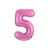 Ballons numériques 32 pouces, 50 pièces/lot, en aluminium, chiffres 0-9, décorations pour fête d'anniversaire et de mariage, vente en gros