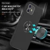 Invisible ring phone cases two-in-one anti-fall skin feel bracket shell case for iPhone15 14 13 12 pro max mini 11 Xs XR 6 7 8 plus Samsung S23Ultra S22Plus A33
