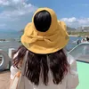 Cappello da sole estivo da donna a tesa larga vuota con protezione UV da spiaggia per cappelli da donna all'aperto